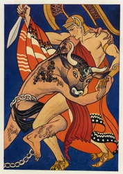 Theseus und der Minotaurus